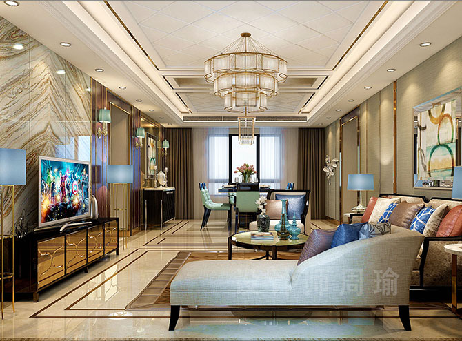 欧美性插插视频世纪江尚三室两厅168平装修设计效果欣赏